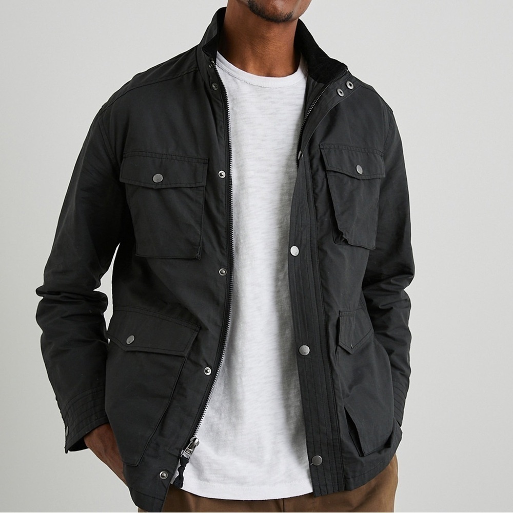 Rails Cardiff Custom Bleach-Dyed Military Utility Jacket size Men’s XXL - Picture 5 of 5